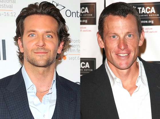 Bradley Cooper, Lance Armstrong Bradley Cooper, Lance Armstrong